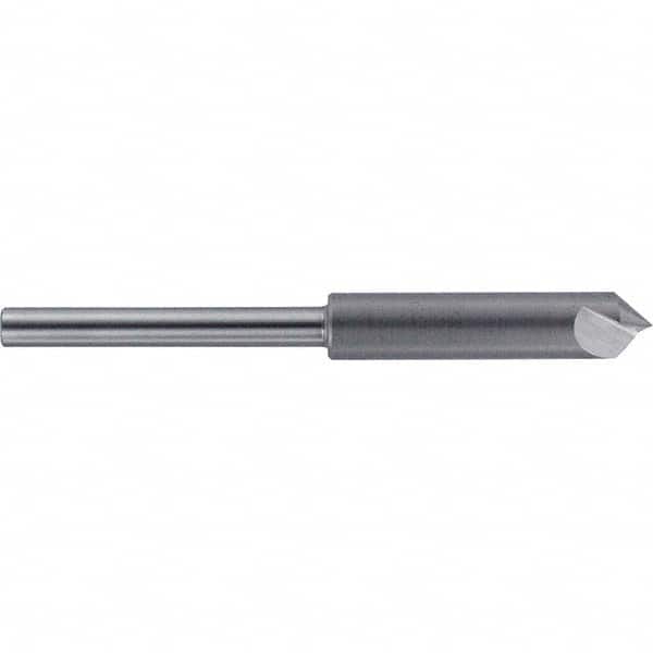 Melin Tool - 5/8" Head Diam, 3/8" Shank Diam, 1 Flute 82° High Speed Steel Countersink - Eagle Tool & Supply