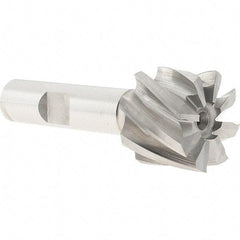 Melin Tool - 1", 3/4" LOC, 1/2" Shank Diam, 2-3/4" OAL, 8 Flute, Cobalt Square End Mill - Single End, Uncoated, Spiral Flute, 30° Helix, Right Hand Cut, Right Hand Flute - Eagle Tool & Supply