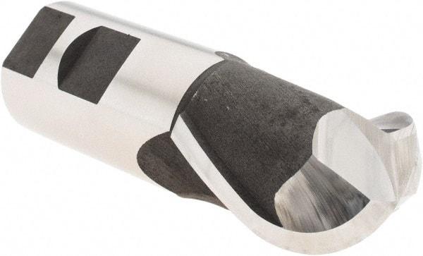 Melin Tool - 1-5/8" Diam, 1-5/8" LOC, 2 Flute High Speed Steel Ball End Mill - Uncoated, Single End, 4-1/8" OAL, 1-1/4" Shank Diam, Spiral Flute - Eagle Tool & Supply