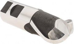 Melin Tool - 1-5/8" Diam, 1-5/8" LOC, 2 Flute High Speed Steel Ball End Mill - Uncoated, Single End, 4-1/8" OAL, 1-1/4" Shank Diam, Spiral Flute - Eagle Tool & Supply