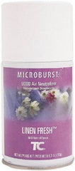 Rubbermaid - 5.3 oz Air Freshener Dispenser Aerosol Refill - Linen, Compatible with Microburst 9000 Dispensers - Eagle Tool & Supply
