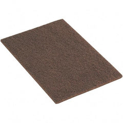 WALTER Surface Technologies - Coarse Grade, Aluminum Oxide Hand Pad - Tan, 6" Wide x 9" Long, Nonwoven - Eagle Tool & Supply