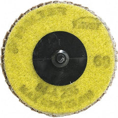 WALTER Surface Technologies - 60 Grit, 2-1/2" Disc Diam, Aluminum Oxide Flap Disc - 23,000 Max RPM, Fiber Backing, Quick Change Type R Attaching System, Coated - Eagle Tool & Supply