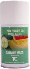 Rubbermaid - 5.3 oz Air Freshener Dispenser Aerosol Refill - Cucumber Melon, Compatible with Microburst 9000 Dispensers - Eagle Tool & Supply