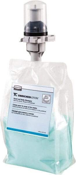 Rubbermaid - 1,300 mL Dispenser Refill Fresh Spring Hair & Body Wash - Teal - Eagle Tool & Supply