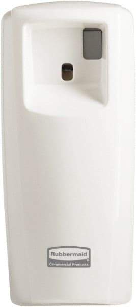 Rubbermaid - 0.019 Cu Ft Coverage, White Metered Aerosol Dispenser - Eagle Tool & Supply