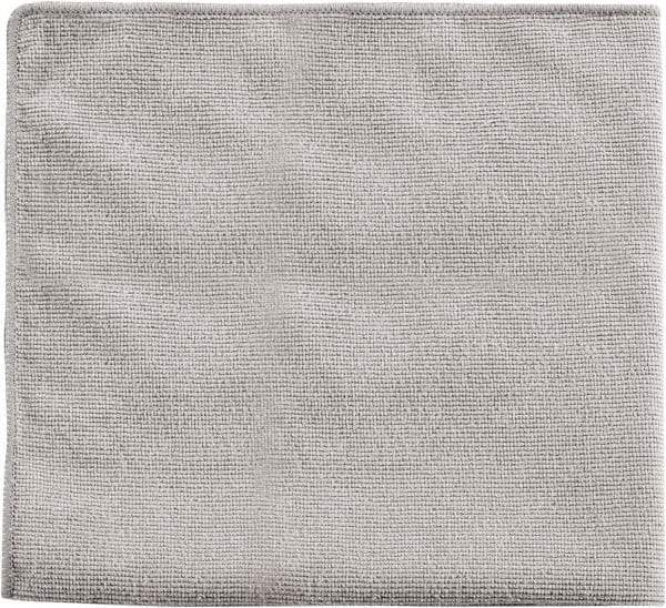 Rubbermaid - Dry Microfiber Wipes - Packet, 16" x 16" Sheet Size, Gray - Eagle Tool & Supply