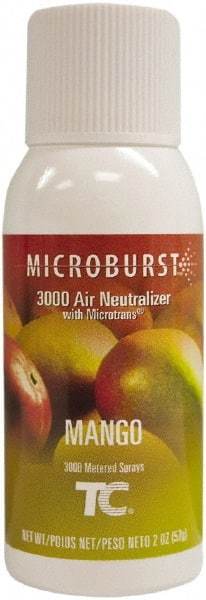 Rubbermaid - 2 oz Air Freshener Dispenser Aerosol Refill - Mango, Compatible with Microburst 3000 Dispensers - Eagle Tool & Supply