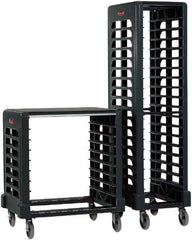 Rubbermaid - 18 Shelf, Black Pan Storage Rack - 473.2mm Wide x 1,724.15mm High x 23-3/4" Deep - Eagle Tool & Supply