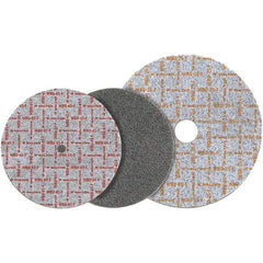 WALTER Surface Technologies - 3" Diam, 1/4" Face Width, 3/8" Center Hole, Medium Grade, Aluminum Oxide Deburring Wheel - Unitized, Hard Grade, 18,100 RPM - Eagle Tool & Supply