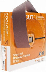 WALTER Surface Technologies - 2" x 50 Yd 100 Grit Aluminum Oxide Cloth Roll - J Weighted Backing - Eagle Tool & Supply