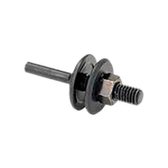 WALTER Surface Technologies - 3/8" Hole, Wheel Mandrel - 1/4" Shank Diam - Eagle Tool & Supply
