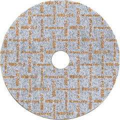 WALTER Surface Technologies - 6" Diam, 1/2" Face Width, 1" Center Hole, Fine Grade, Silicon Carbide Deburring Wheel - Unitized, Soft Grade, 5,000 RPM - Eagle Tool & Supply