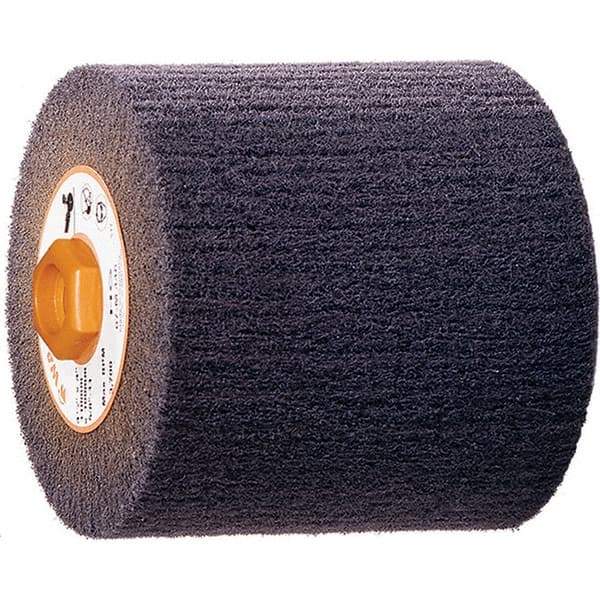WALTER Surface Technologies - 4-1/2" Diam, Aluminum Oxide Unmounted Flap Wheels - 5/8" Hole, 4" Wide, Nonwoven, Very Fine Grade, 3,800 Max RPM - Eagle Tool & Supply
