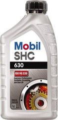 Mobil - 1 Qt Bottle, Synthetic Gear Oil - ISO 220 - Eagle Tool & Supply