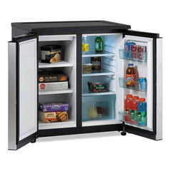 Avanti - Refrigerators Capacity: 5.5 Cu Ft Color: Black; Platinum - Eagle Tool & Supply