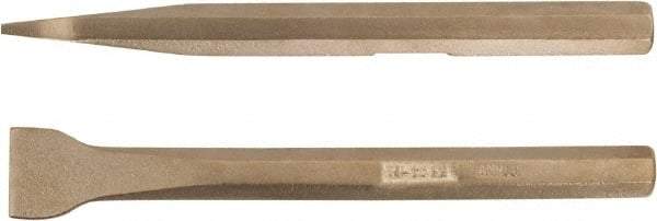Ampco - Stiff Aluminum Bronze Alloy Straight Scraper - 5/8" Blade Width - Eagle Tool & Supply