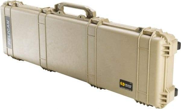 Pelican Products, Inc. - 16" Wide x 6-1/8" High, Long Gun Case - Tan, Polyethylene - Eagle Tool & Supply