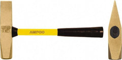 Ampco - 3 Lb Head Nonsparking Cutoff Hammer - 15" OAL, 15" Long Fiberglass Handle - Eagle Tool & Supply