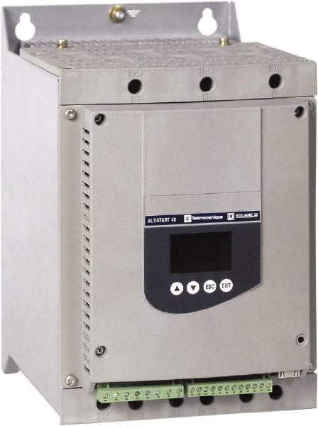 Schneider Electric - 47 Amp, 208 to 690 Coil VAC, Enclosed IEC Motor Starter - 1 Phase Hp: 15 at 230 Volt, 3 Phase Hp: 30 at 460 Volt, 40 at 575 Volt - Eagle Tool & Supply