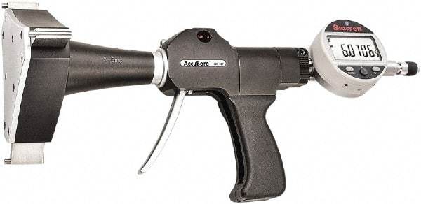 Starrett - Electronic Bore Gages Type: Pistol Grip Electronic Bore Gage Minimum Measurement (Decimal Inch): 5.0000 - Eagle Tool & Supply