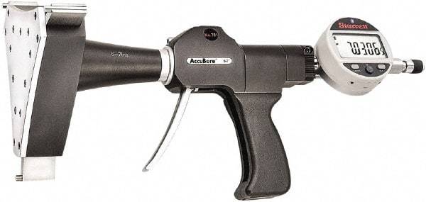 Starrett - Electronic Bore Gages Type: Pistol Grip Electronic Bore Gage Minimum Measurement (Decimal Inch): 6.0000 - Eagle Tool & Supply