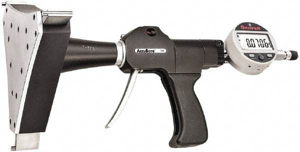 Starrett - Electronic Bore Gages Type: Pistol Grip Electronic Bore Gage Minimum Measurement (Decimal Inch): 7.0000 - Eagle Tool & Supply