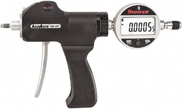 Starrett - Electronic Bore Gages Type: Pistol Grip Electronic Bore Gage Minimum Measurement (Decimal Inch): 0.0800 - Eagle Tool & Supply