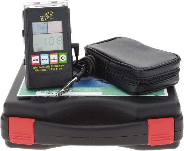 PRO-SAFE - Anti-Static Monitors & Testers Type: ESD Field Meter Power Source: Battery - Eagle Tool & Supply