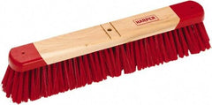 Harper Brush - 36" General Purpose Synthetic Push Broom - 3" Bristle Length, Wood Block, Bolt-On Handle Connection, Handle Sold Separately - Eagle Tool & Supply