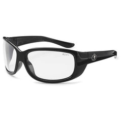 ERDA Clear Lens Black Safety Glasses - Eagle Tool & Supply