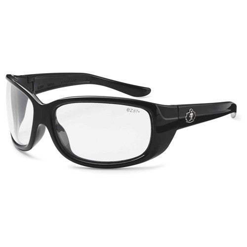 ERDA-AF Clear Lens Black Safety Glasses Anti-Fog - Eagle Tool & Supply