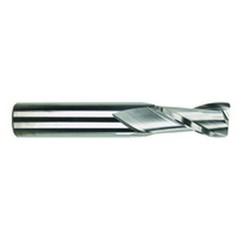 5/8 Dia. x 3-1/2 Overall Length 2-Flute Square End Solid Carbide SE End Mill-Round Shank-Center Cut-TiAlN - Eagle Tool & Supply