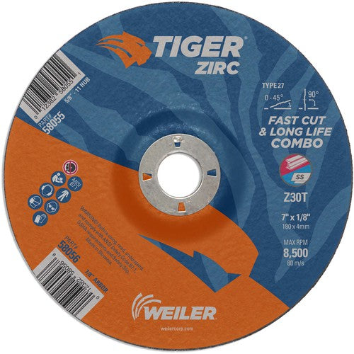 7Z1/8X7/8 Z30T ZIRC T27 COMBO WHL - Eagle Tool & Supply