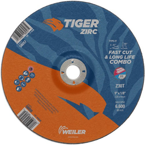 9Z1/8X7/8 Z30T ZIRC T27 COMBO WHL - Eagle Tool & Supply