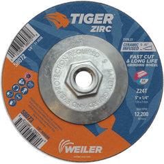 5X1/4 Z24T ZIRC T27 GRIND WHEEL - Eagle Tool & Supply