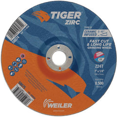 7X1/4X7/8 Z24T ZIRC T27 GRIND WHL - Eagle Tool & Supply