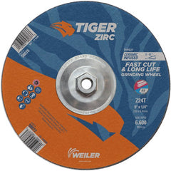9X1/4 Z24T ZIRC T27 GRIND WHEEL - Eagle Tool & Supply