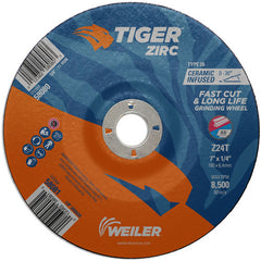 7X1/4X7/8 Z24T ZIRC T28 GRIND WHL - Eagle Tool & Supply