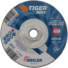 ‎4-1/2X1/4 TIGER INOX TYPE 27 - Eagle Tool & Supply
