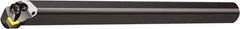 Sandvik Coromant - 1.7598" Min Bore Diam, 12" OAL, 1-1/2" Shank Diam, A..DSKNR/L Indexable Boring Bar - Wedge Holding Method - Eagle Tool & Supply