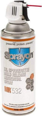 Sprayon - 12 Ounce Aerosol Can, Clear, General Purpose Mold Release - Food Grade, Silicone Composition - Eagle Tool & Supply