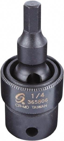 Sunex Tools - 3/8" Drive, 1/4" Impact Hex Bit Socket - Eagle Tool & Supply