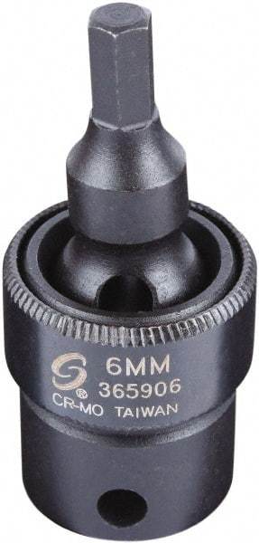 Sunex Tools - 3/8" Drive, 6mm Impact Hex Bit Socket - Eagle Tool & Supply