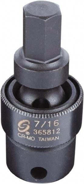 Sunex Tools - 3/8" Drive, 7/16" Impact Hex Bit Socket - Eagle Tool & Supply