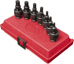 Sunex Tools - 7 Piece 3/8" Drive Inch Impact Hex Bit Socket Set - 3/16 to 1/2" Hex - Eagle Tool & Supply