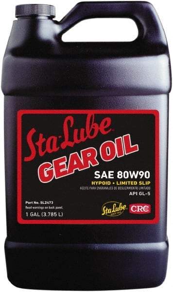 CRC - 1 Gal Bottle, Mineral Gear Oil - 14 St Viscosity at 100°C, ISO 150 - Eagle Tool & Supply