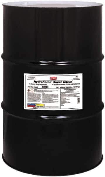 CRC - 55 Gal Drum Cleaner/Degreaser - Liquid, Water Based, d-Limonene, Citrus - Eagle Tool & Supply