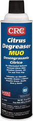 CRC - 20 oz Aerosol Cleaner/Degreaser - Aerosol, d-Limonene Solvent, Petroleum Distillate, Citrus - Eagle Tool & Supply