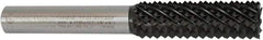 Controx - 17mm Diam, 2" LOC, Plain End, Powdered Metal Diamond Pattern Router Bit - Right Hand Cut, 4-1/2" OAL - Eagle Tool & Supply